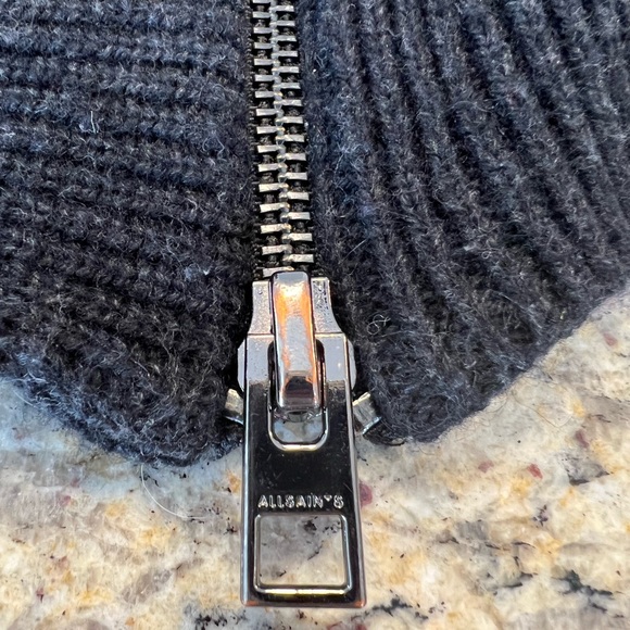 Allsaints Alpaca Wool Asymmetrical Sweater - Picture 5 of 5